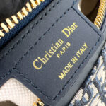 Christian Dior Small D-Journey Bag Dark Blue